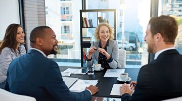 Positive vibes in the boardroom