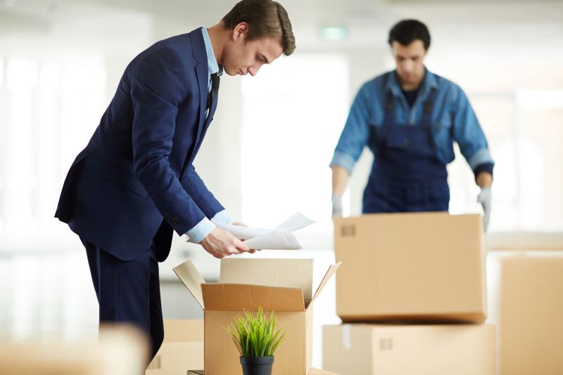 Checking office stuff before relocation
