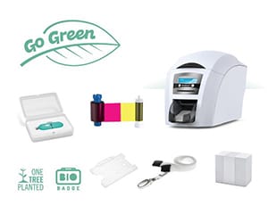 Magicard 300 printer and biodegradable plastic id card holders - How to Start an Eco Friendly Photo ID Card System