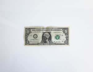 SBA Express loan - 1US dollar banknote