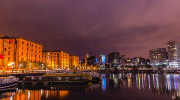 Albert dock architecture bridge buildings North West England
