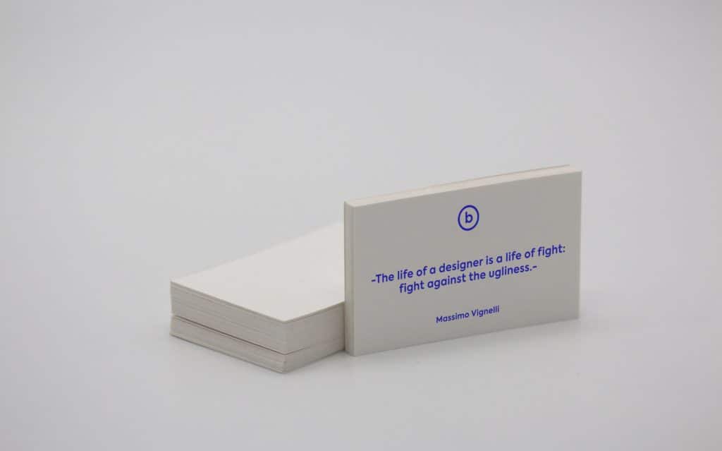 A proffessional business card.