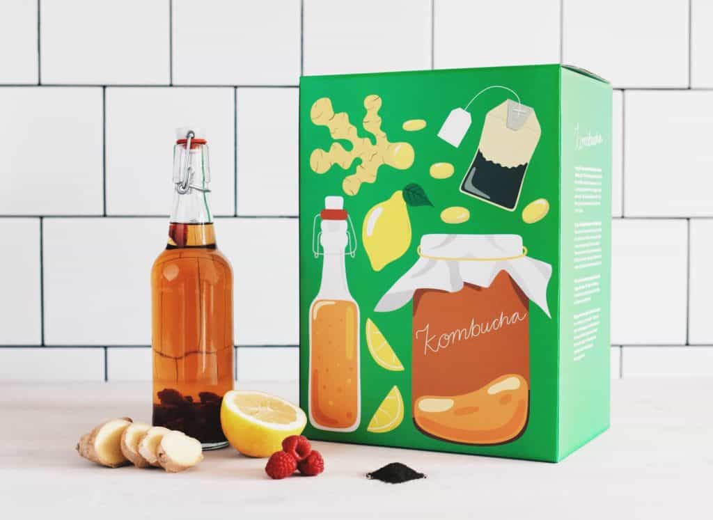 Kombucha packaging design
