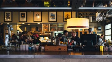 Bar, restaurant, counter