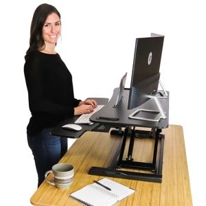 Manual standing desk