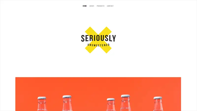 screenshot that boasts a minimalist design, making it look incredibly eye-catching with bright
color scheme