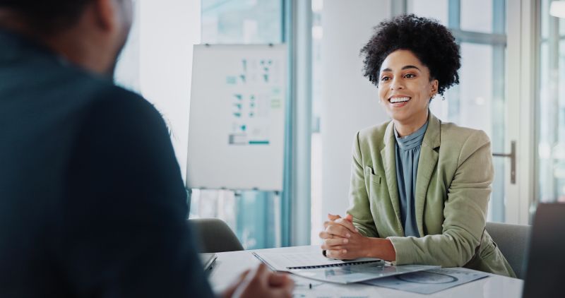 Professional, business people and manager in office for interview, recruitment or hiring process