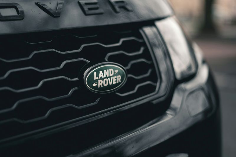 Black Land Rover car