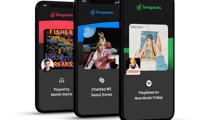 Songstats is a mobile-first data solution that delivers important insights in real time