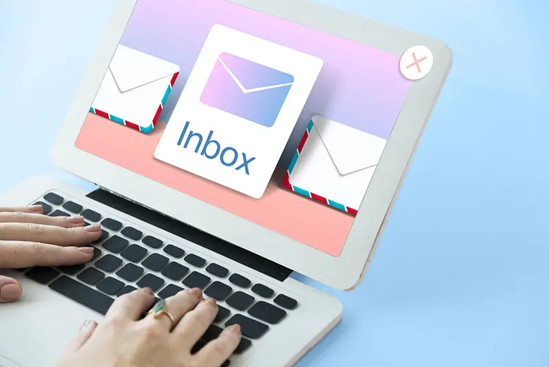 Inbox Communication Notification email Mail Concept – email marketing