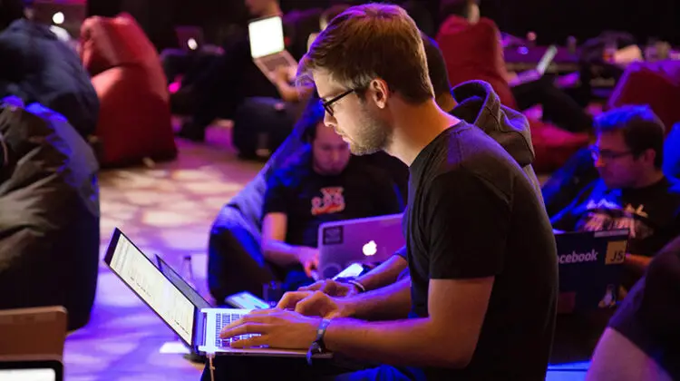 A group people working on each laptop
