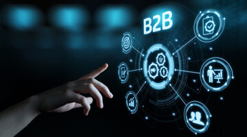 B2B Business Company Commerce Technology Marketing concept.
