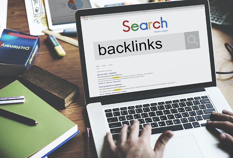 backlinks network concept