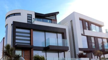 real estate – modern building against the sky
