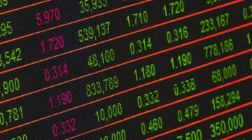Stock exchange board - trading options