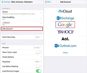 Google's Mail, Contacts, Calendars, and Notes