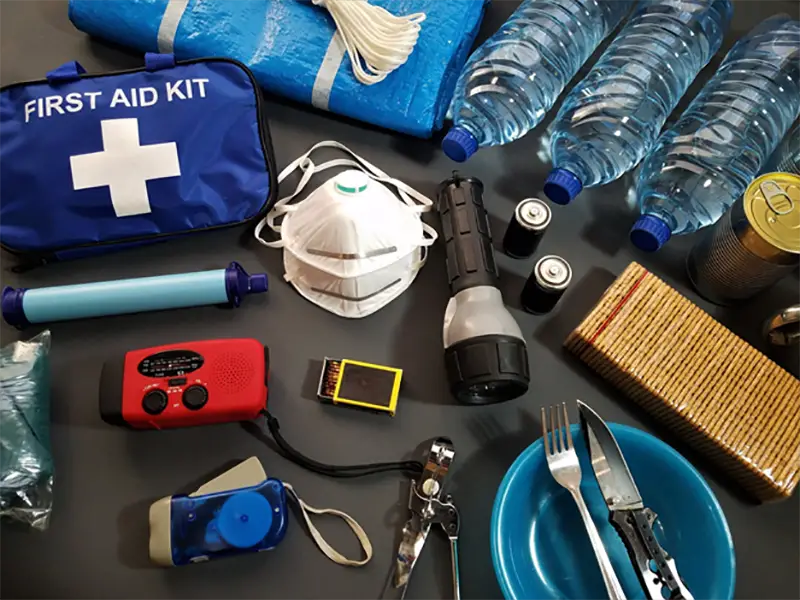 first aid and survival kits