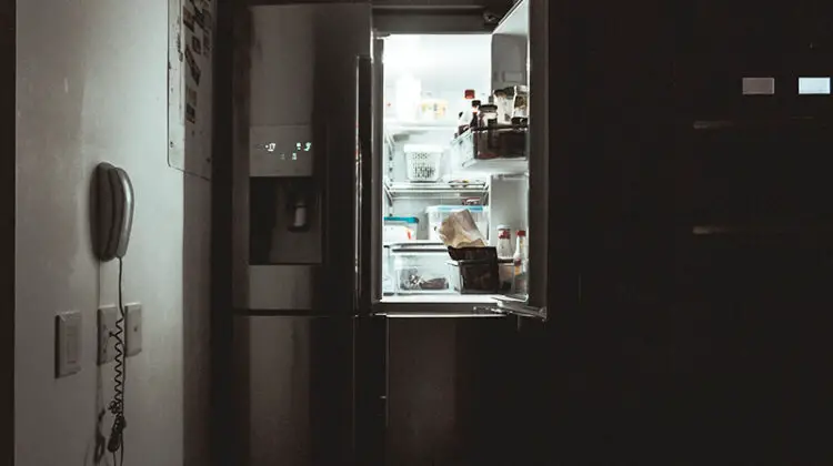 Silver French door refrigerator