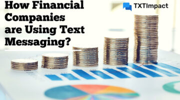 How financial companies are using text messaging - coins stacked on documents showing charts and graphs