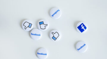Facebook button pins