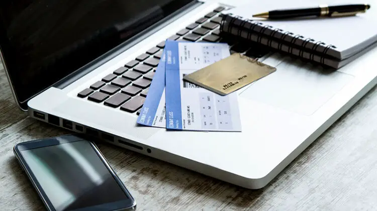Buying airline tickets on line with a credit card