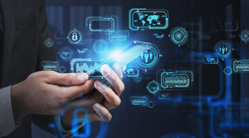 Concept of hi tech and big data