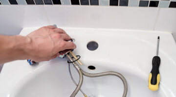 Plumber repair faucet