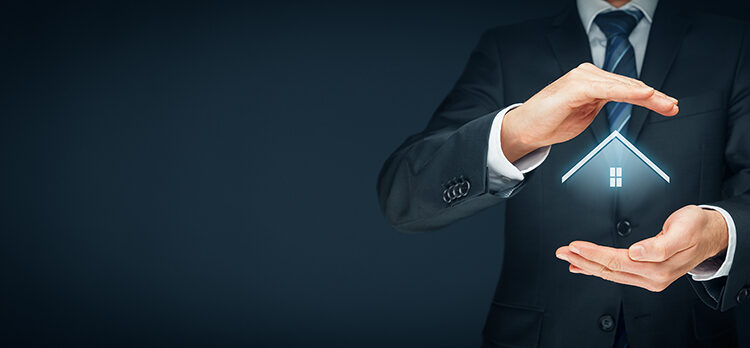 Property insurance and security concept.
