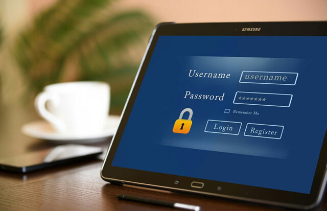 open manage passwords