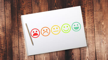 Smiley face customer satisfaction