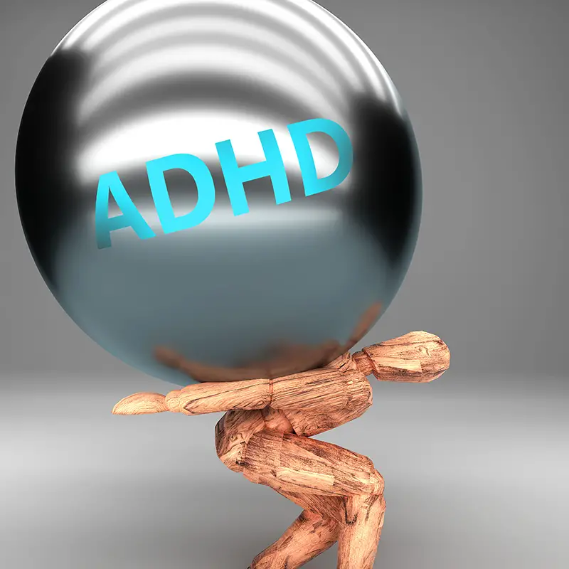 Adhd as a burden and weight on shoulders - 