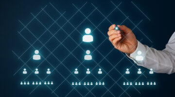 Network marketing business concept