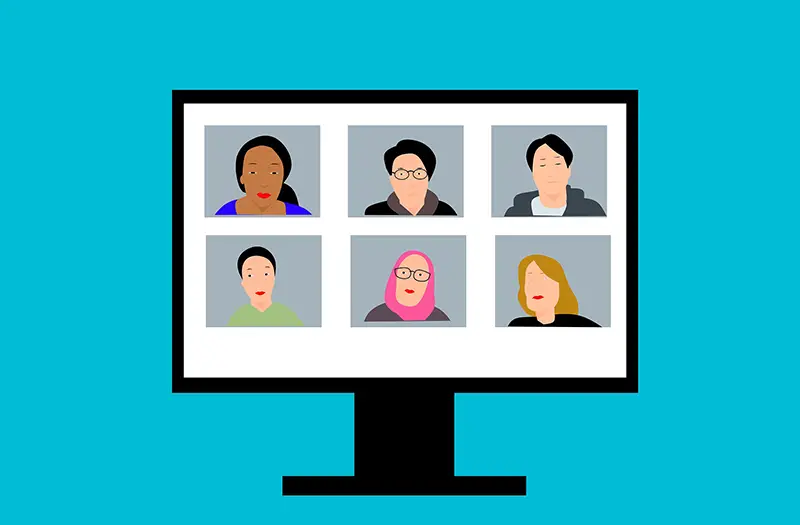 Webinar conferencing video illustration