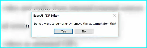 remove the watermark from pdf step 3
