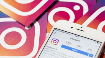 An Apple Iphone Showing Instagram App