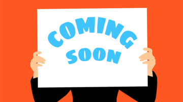 Coming soon banner illustration