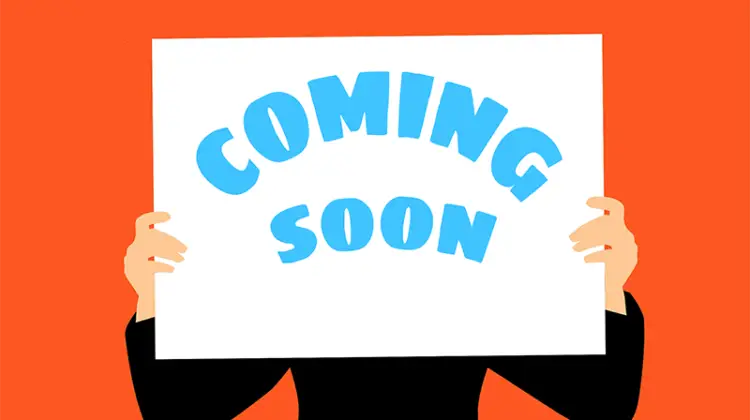 Coming soon banner illustration