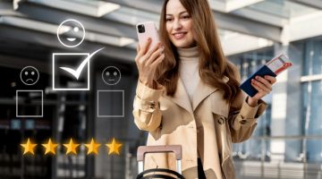 Customer experience creative collage