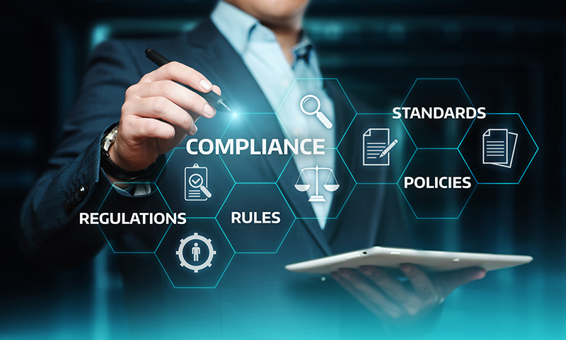 Compliance regulations concept