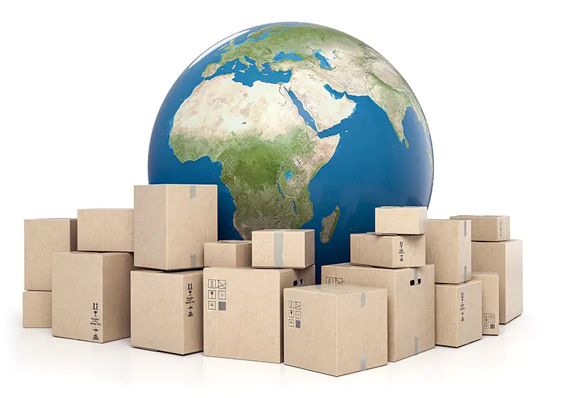World packages transportation
