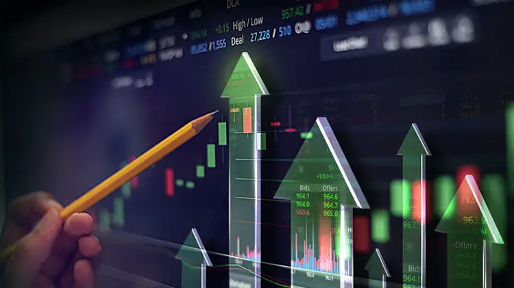 Symbol of trading on the stock market