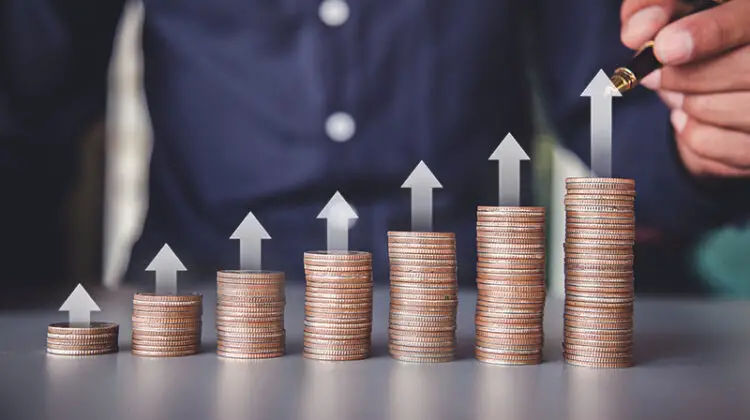 Businessman plan growth and development concept