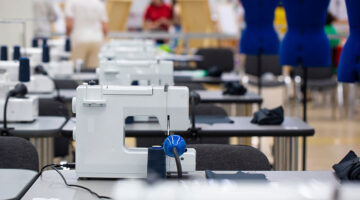 White Sewing machine