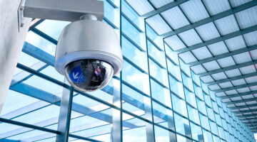 Security camera in the airport