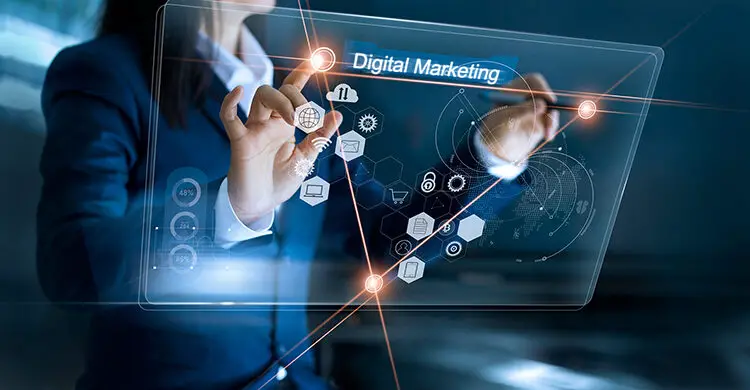 Digital marketing concept