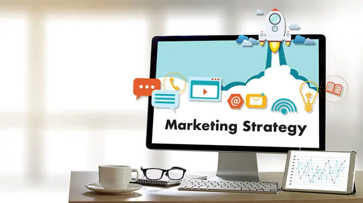 Marketing strategy concept