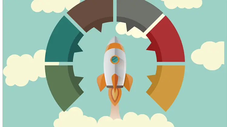 Launch model infographic