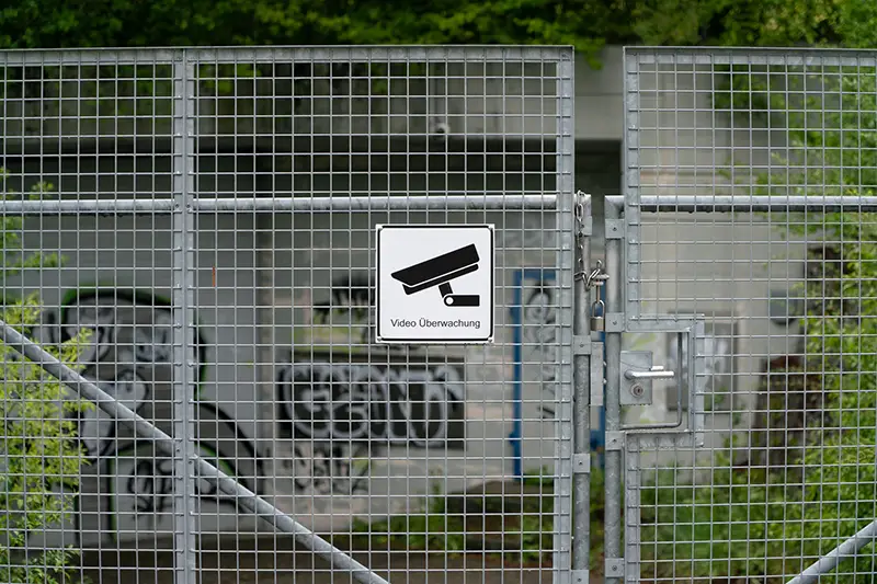 surveillance camera signage