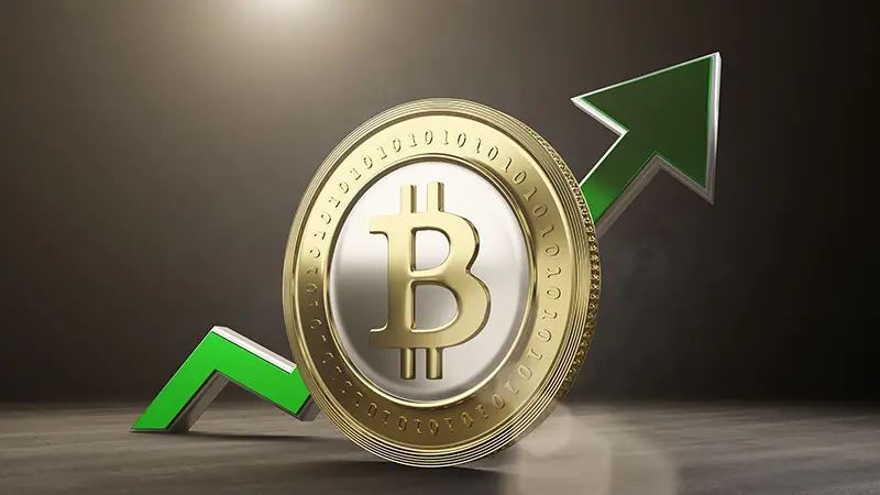 bitcoin value rising up