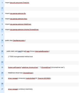 A Detailed Introduction To Selenium: Using The Class Name Locator In ...